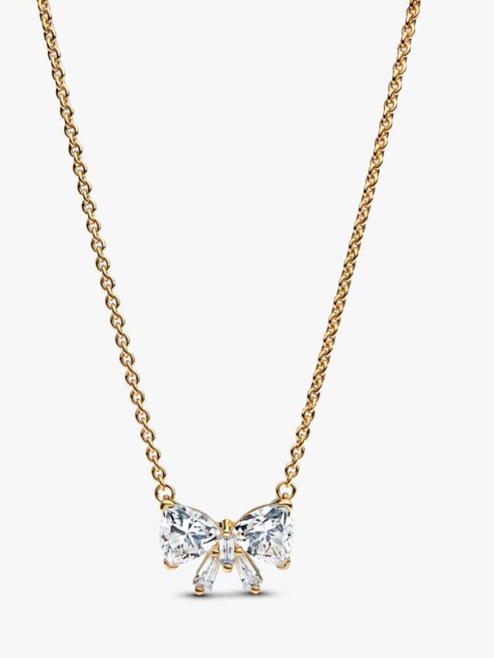 Pandora Sparkling Bow Necklace